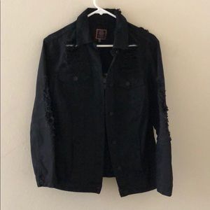 Ripped, Black jean jacket